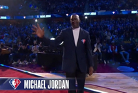 范乔丹：乔丹在NBA75大仪式上压哨出场 我才明白为何没人能和他比