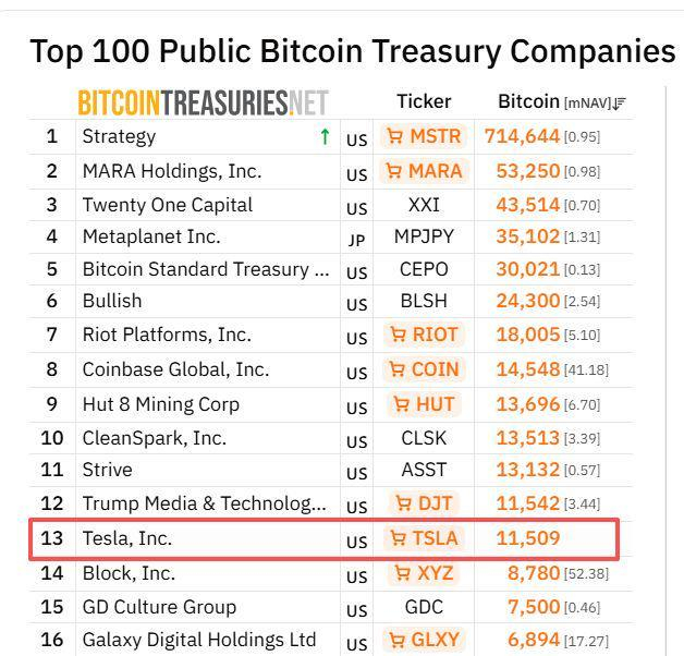 图片来源：Bitcoin Treasuries