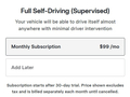 特斯拉美国 FSD 全面转向订阅制，每月 99 美元