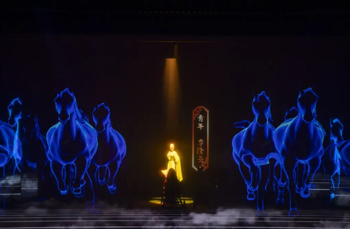 《大唐之腾飞》演出。大唐芙蓉园供图