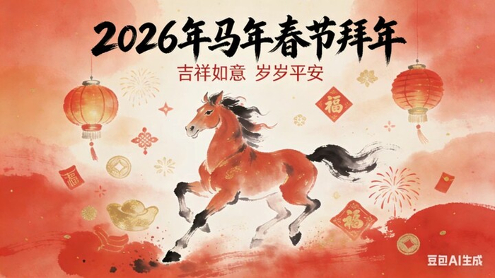拜年海报（AI生成）