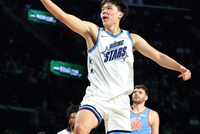 拓媒：杨瀚森三分命中率13%克林根竟然吃晃 还不如直接放他投