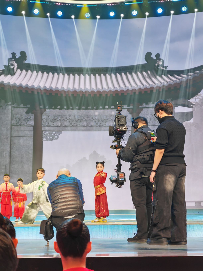 △孙彬婕在排练。