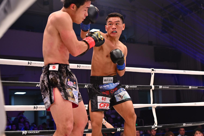 ▲曲木溪福在比赛中