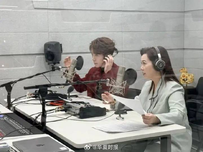 春晚无障碍转播视障版团队主持人彩排现场照