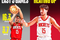 近3战场均16.3分3.7板4.7助2断！火媒：下半赛季的谢泼德值得期待