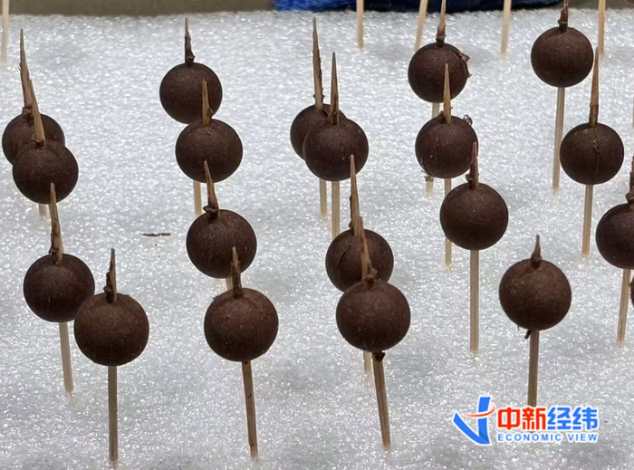 沈六记香篆工坊制作的合香珠 受访者供图
