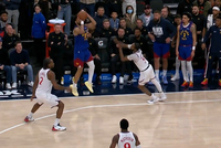 关键球！贾马尔·穆雷三分命中 掘金追到仅差1分