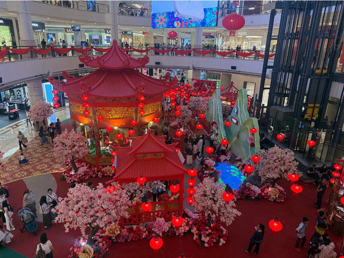 马来西亚吉隆坡KLCC商场内 图片来源：财联社记者/摄