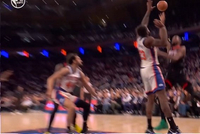 针锋相对！布伦森强投压哨命中 杜兰特高难度2+1还以颜色