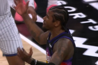 一锤定音？杰伦·格林突破拉杆上篮终于进球 太阳最后34秒领先3分