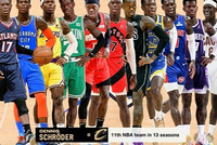 四海为家！施罗德打了13个赛季 效力了11支球队