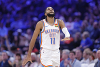 万箭齐发！以赛亚·乔连续三分命中 雷霆开场28-5领先骑士23分