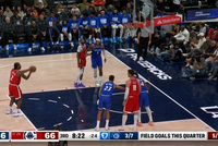 机器卡！小卡第3节连得11分 连续第36场20+ 继续刷新个人纪录！