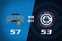 半场战报-快船落后魔术4分 伦纳德12+5+3断 贝恩18分