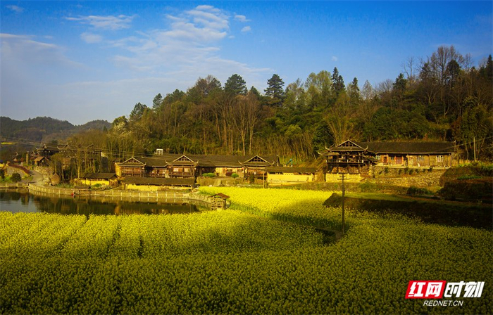 马头溪村土家吊脚楼。