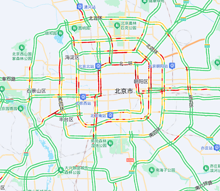 2月24日晚高峰图 