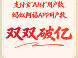 蚂蚁集团：春节期间支付宝“AI 付”用户数突破 1 亿