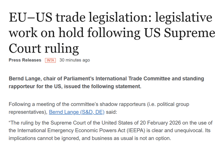 （来源：欧洲议会官网）