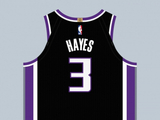 球衣记者：基利安·海斯在国王穿3号球衣！此前在活塞/篮网穿7号
