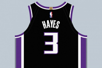 球衣记者：基利安·海斯在国王穿3号球衣！此前在活塞/篮网穿7号