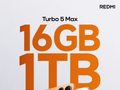 小米张宇：REDMI Turbo 5 Max 手机 1T 版本备货极少，卖完就没了