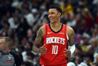 记者：我认为小贾巴里会最终成长为阿龙·戈登那种类型的四号位