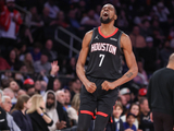 37岁147天！杜兰特单场送出至少12次助攻 火箭队史最老