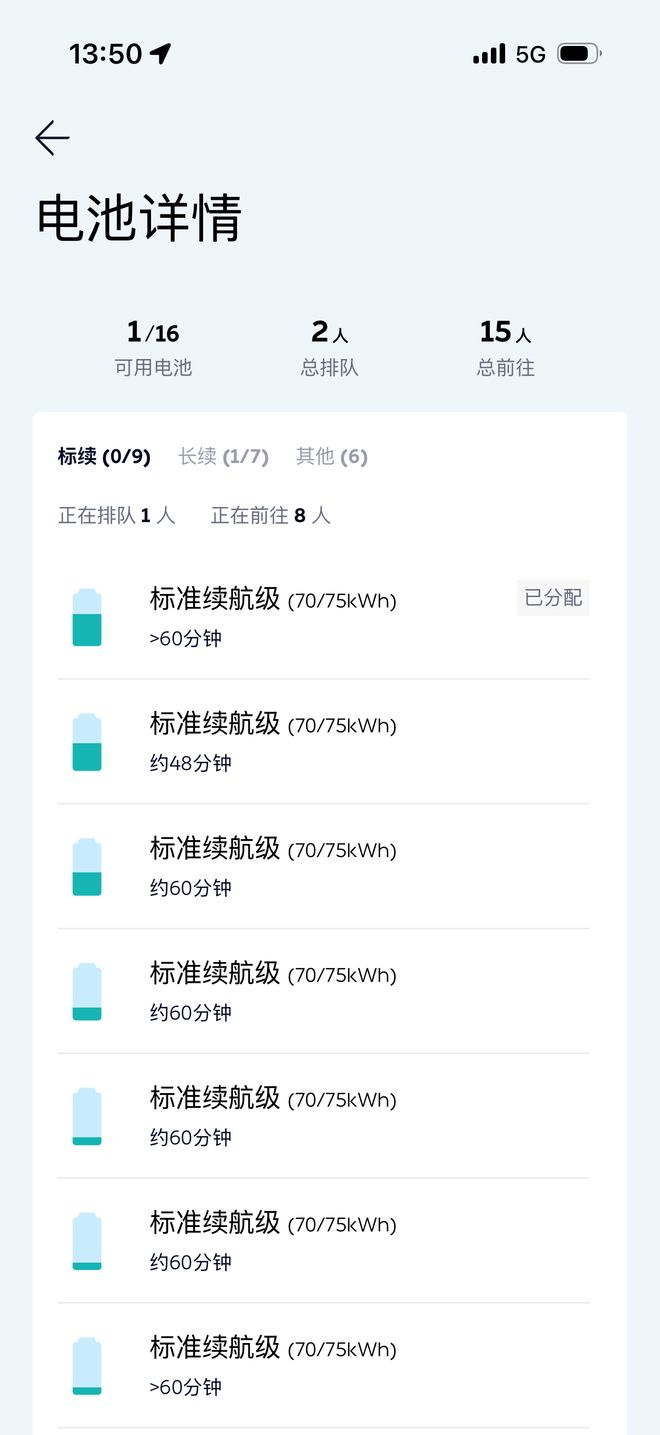  截图自蔚来APP