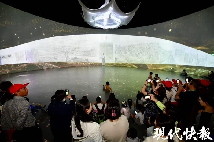 《中国大运河史诗图卷》沉浸式展览