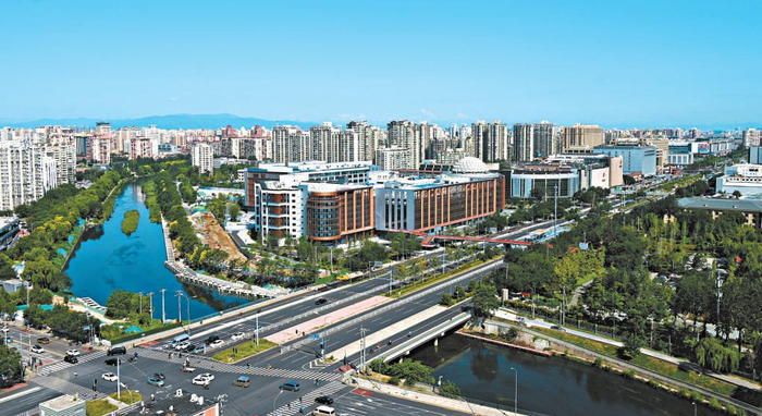 　　南中轴地区焕然一新。 丰台区委宣传部供图