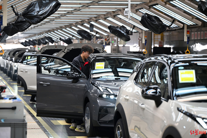 ▲领克汽车成都工厂 资料图