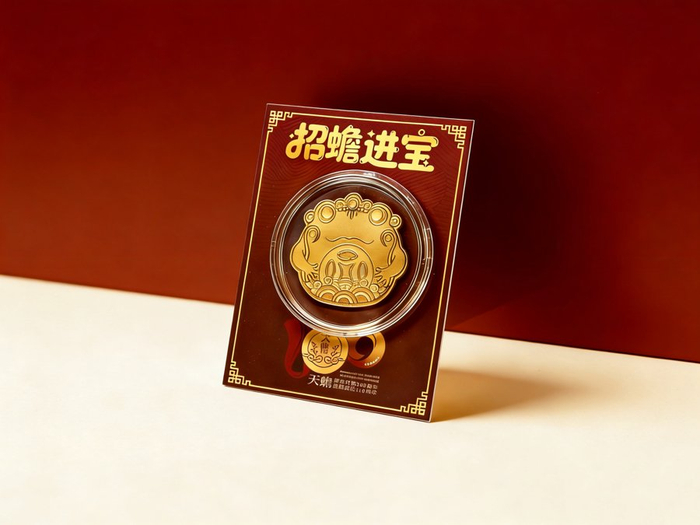 “招蟾进宝”百年纪念金箔供不应求