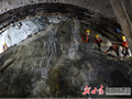 S35景礼高速景靖段刘川隧道建设正酣