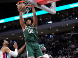 高效两双！希姆斯6中5拿下11分11板2助 末节连续扣篮追平比分