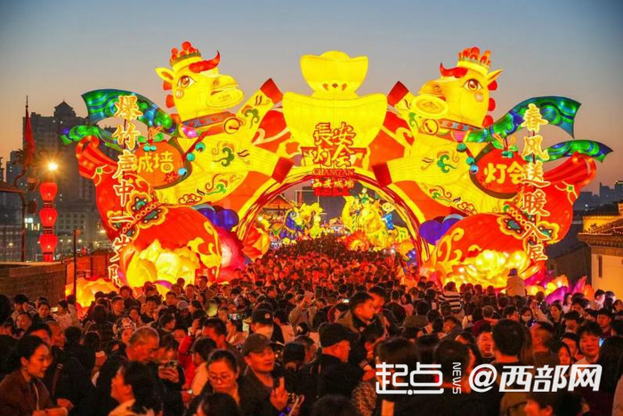 春节期间陕西文旅市场火热