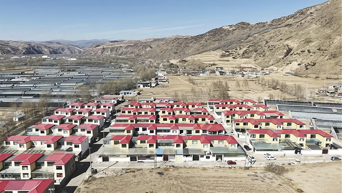 航拍兰龙新村。受访者供图