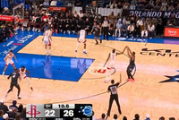 手感来了挡不住！贝恩迎射杜兰特 个人连中三记三分球