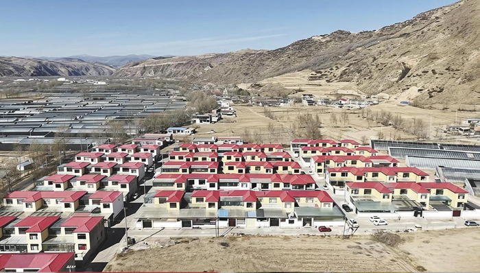 航拍兰龙新村。受访者供图