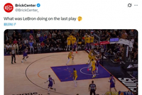 另一视角！美媒质疑：湖人被绝杀这回合 詹姆斯到底在干嘛？