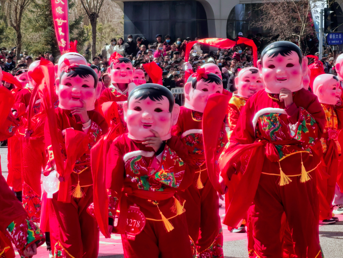 吉祥福娃。西海新闻记者 张昕岳 摄