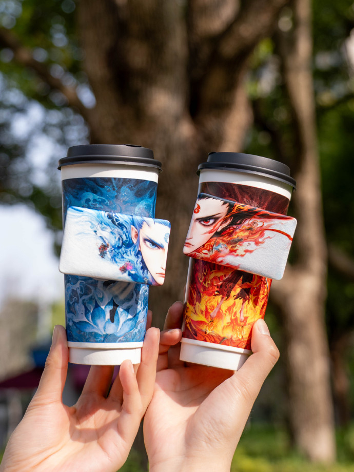 霸王茶姬联名《哪吒2》 图片来源：霸王茶姬微博