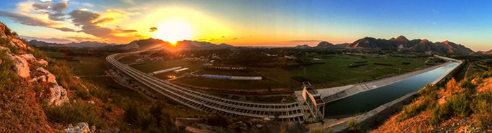 漕河渡槽全景图