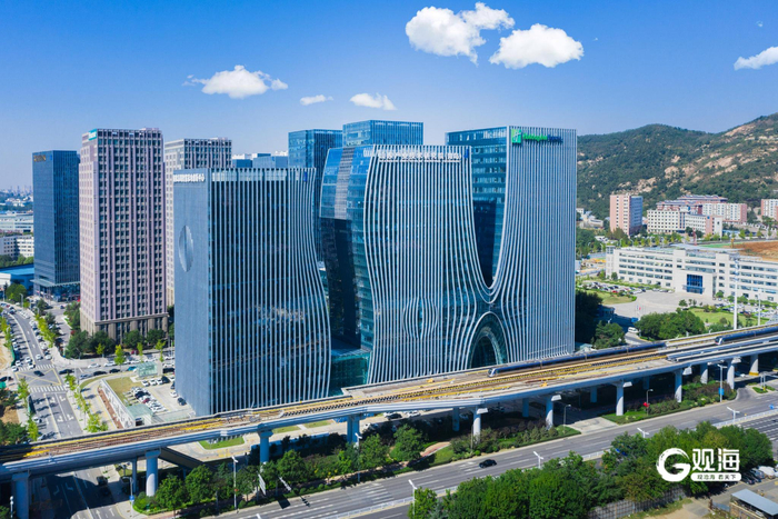 青岛市人工智能产业园一隅。