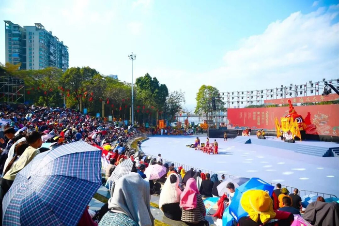 清远江滨公园演艺广场。（资料图）