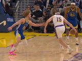 丝滑！里夫斯背运过掉波杰 迎着追梦上篮得分帮助球队10-2开局