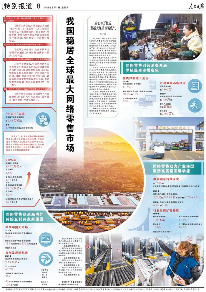 《 人民日报 》（ 2026年03月01日 08 版）