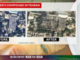 美媒发布卫星图，显示哈梅内伊住所遭袭的前后对比景象