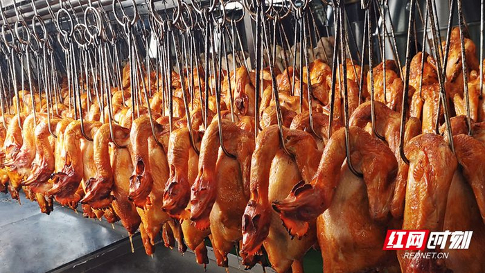 湘佳熟食产品。
