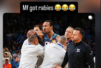 切特转发杰林威为保护多特露凶狠表情：这牲口狂犬病犯了